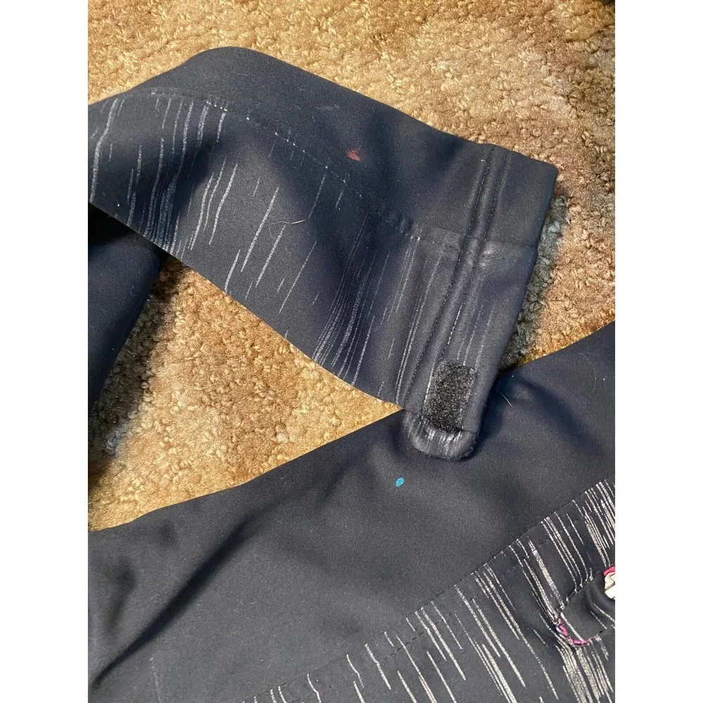 Reebok Girls 6/7 Full-Zip Active Jacket Hooded Black Pink Athletic Size Unknown‎